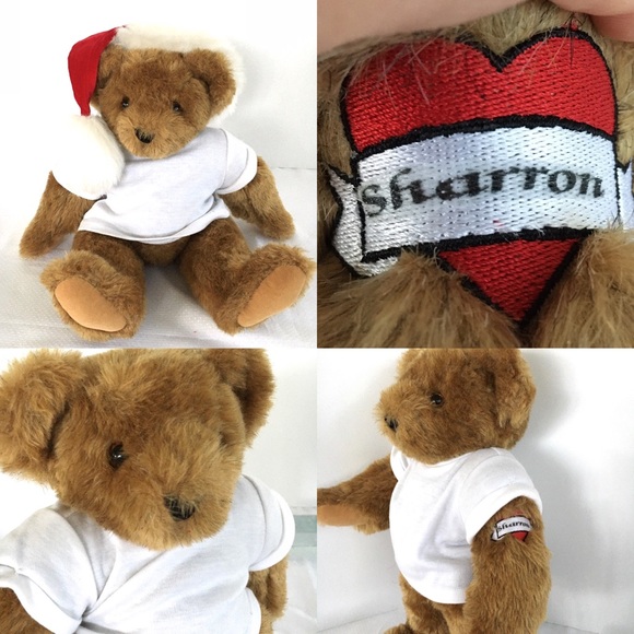 “Heart Sharron" Arm Tattoo Teddy Bear Plush 16” - Picture 1 of 11